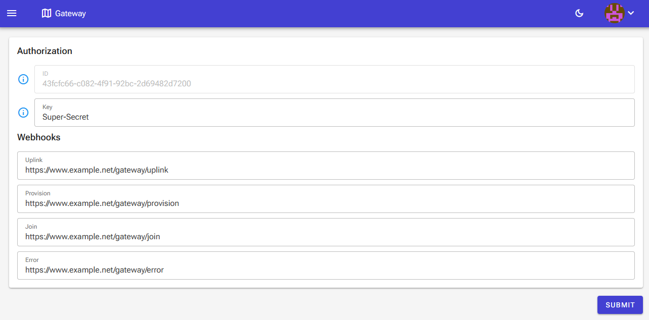 Gateway Dashboard